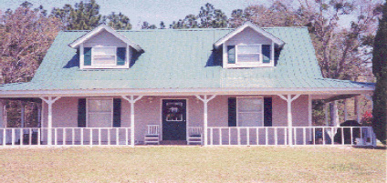 House with Metal Trimwork