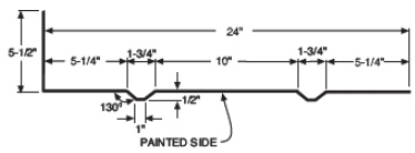 24" Soffit - Part #64